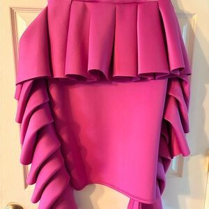 Purple Ruffled Skirt